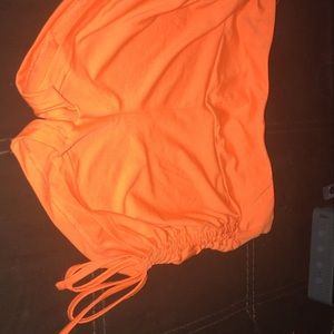 Orange shorts